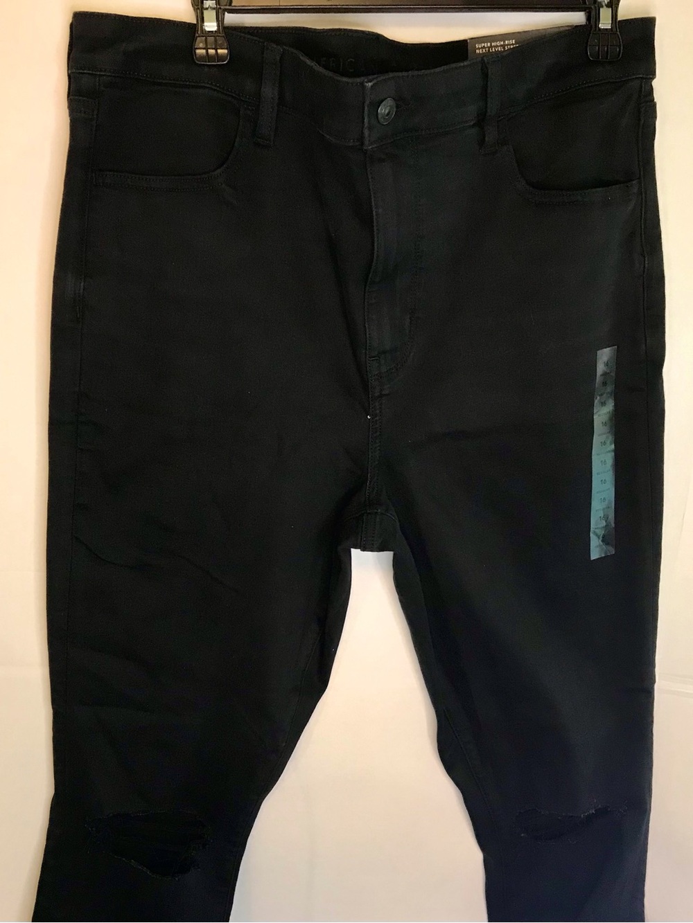 American Eagle Jegging Next Level Stretch Black Size 16 Regular 33”W No 5787 NWT